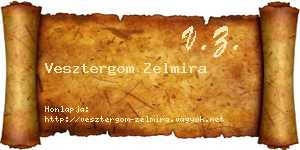 Vesztergom Zelmira névjegykártya